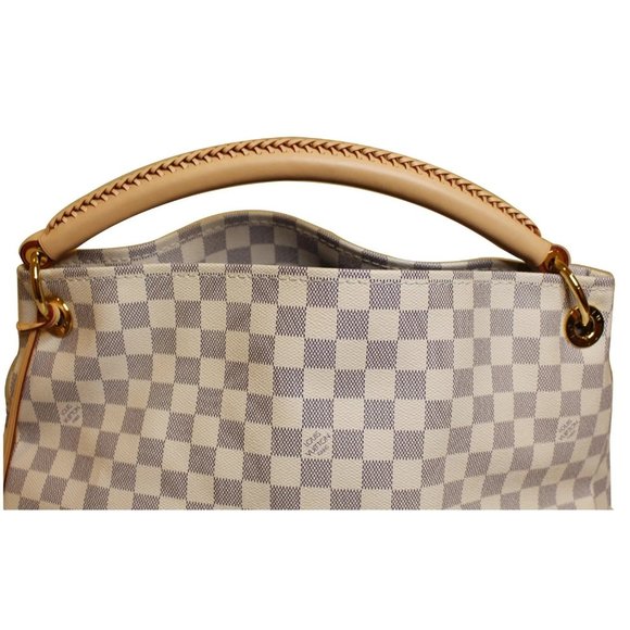 LOUIS VUITTON ARTSY MM DAMIER AZUR SHOULDER BAG - Picture 6 of 8